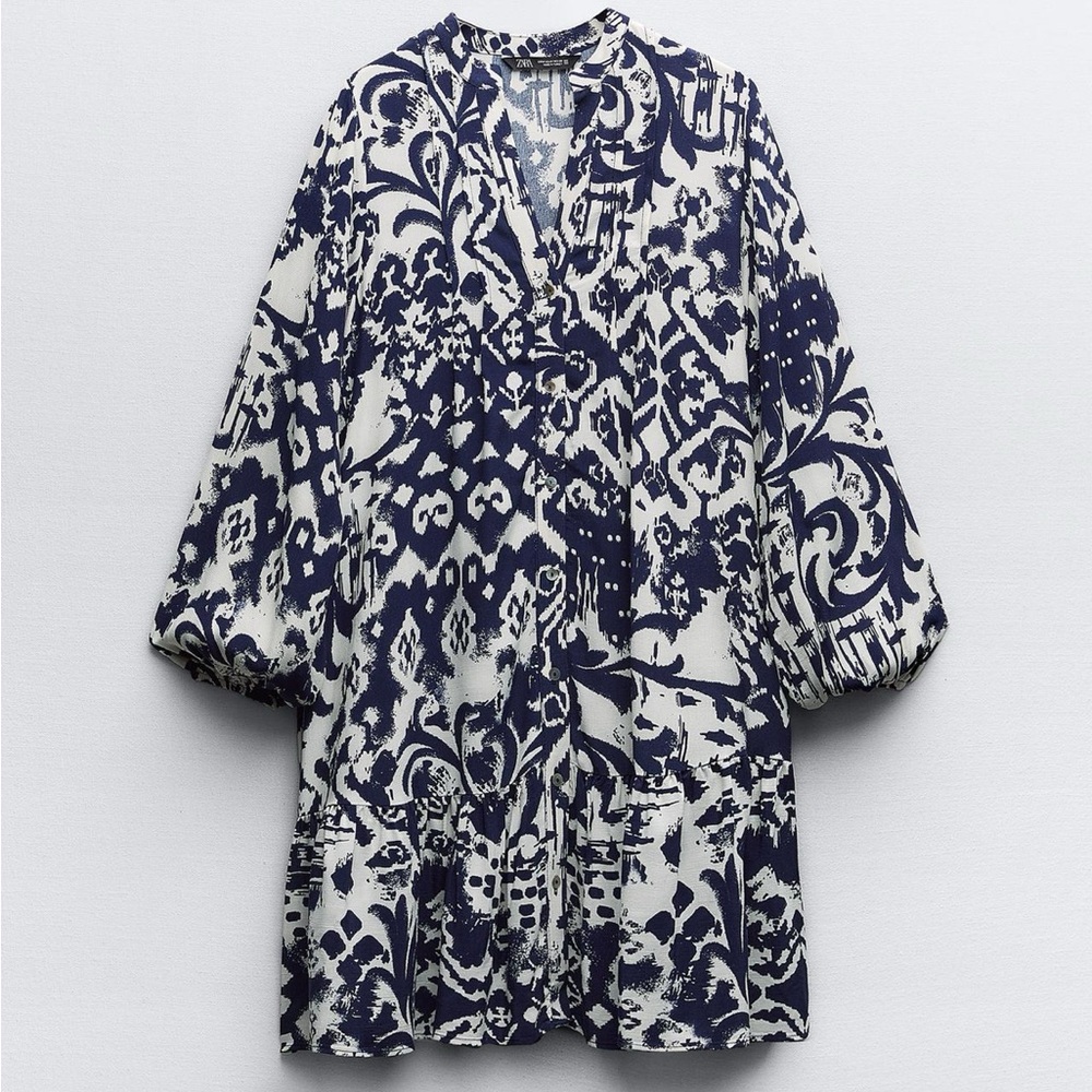 Zara Printed Mini Dress
